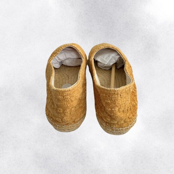 Mustard Yellow Slip-On Espadrilles (9) - Picture 4 of 8